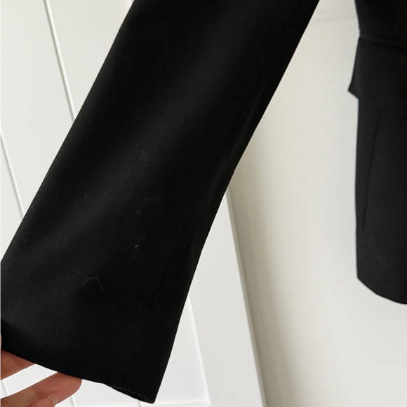 The Limited Stretch Black Blazer Size S Fitted Career Jacket 3 Button Tailored - Picture 9 of 15